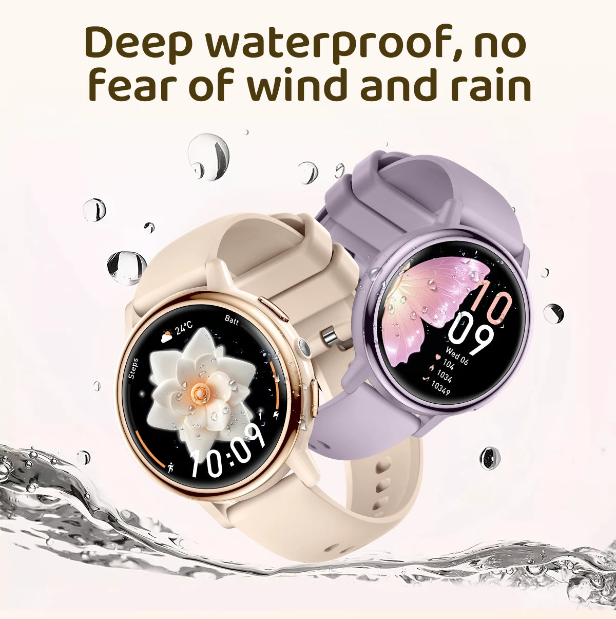 LIGE 2025 New 1.26 inch Screen Smart Watch Women IP68 Waterproof Sports Women’s Health Monitor Watches Bluetooth Call Smartwatch