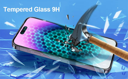 For iPhone 17 16 15 Pro Max Phone Case For iPhone 16 15 14 13 Mini 12 11 Pro Transparent Case iPhone16 Plus Cover.