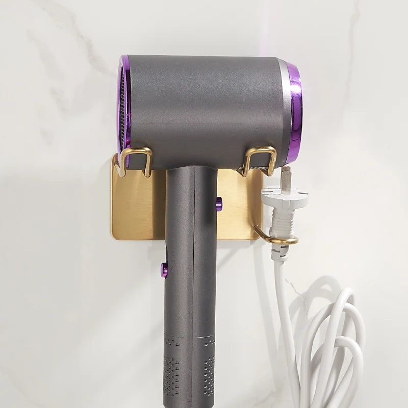 304 Edelstahl Haartrockner Rack hochwertige Bad Haartrockner Halter Wand selbst klebend ohne Stanzen wb8451