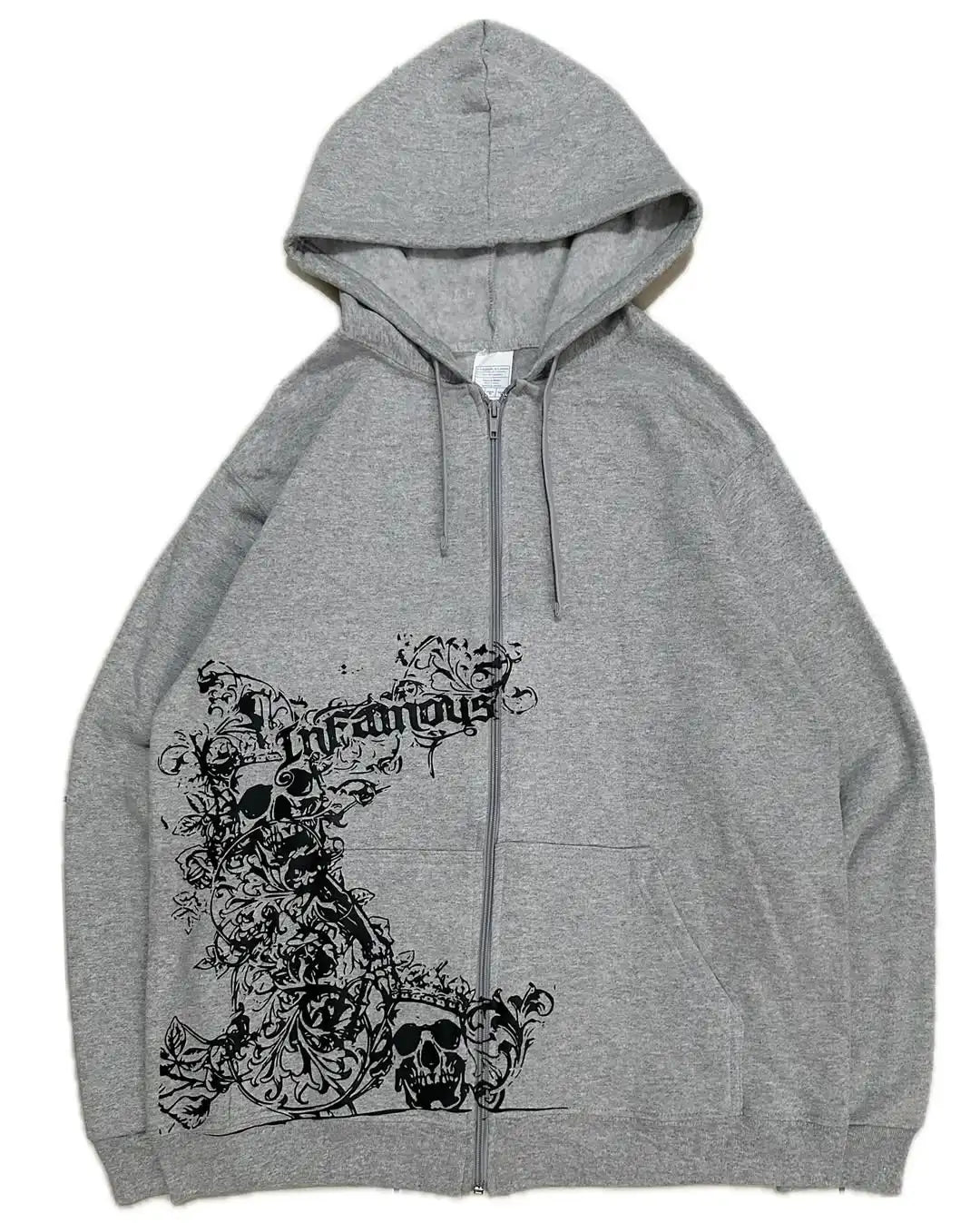 Oversizeds Cotton Gray Classic Style Sweatshirts for Couple's Sports Daily Series Printed Retro Pullover Kawaii Jackets.