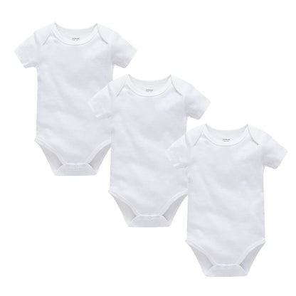 2/3/4/5/6 Teile/satz Blank Baby Body Weiß Neugeborenen Strampler 100% Baumwolle Kinder Overall Kurzarm Baby Kleidung Set Für 0-24M.
