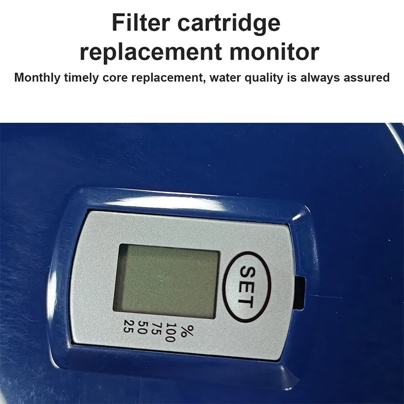 Household Filter Kettle with 6 Filter Device Activated Carbon Water Purifier and Filter Cartridges Non-toxic Filter Wate 3.6L.