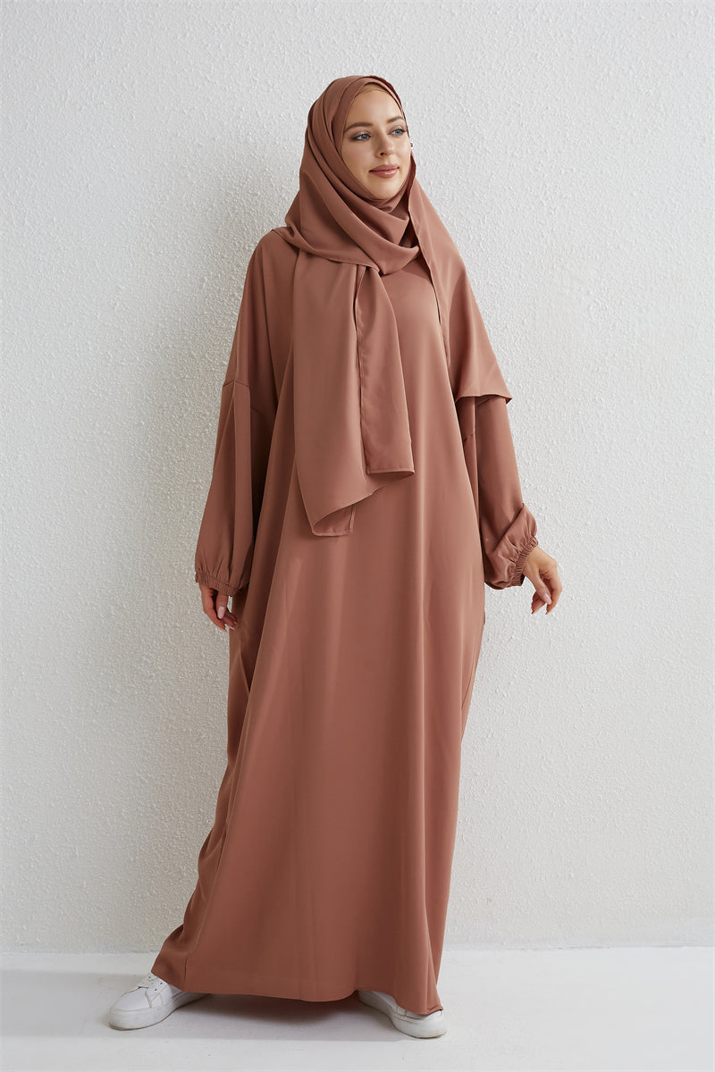 Muslim Abaya Prayer Dress Islamic Clothing Women.