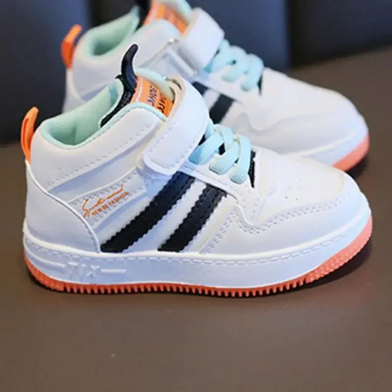 Size 21-32 Children Anti-slip Wear-resistant Casual Shoes Girls Boys Kids Soft Sole Toddler Shoes Baby Breathable Sport Sneakers.