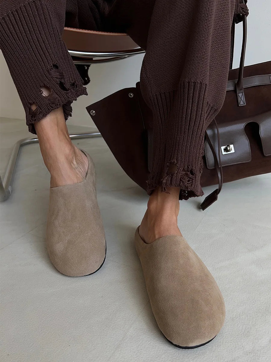 Bornladies Autumn Winter Women's New Turtleneck Knit Sweater Skinny Knit Pants Set Soft Oversized Ripped Hem Fashion Pullover