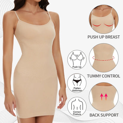 FITTOO Hosenträger Kleid Frauen Body Shaper Bauch-steuer Ärmellose Rock Abnehmen Taille Tops Weibliche Streetwear Sexy Weibliche Neue.