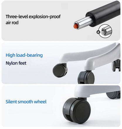 Gaming-Computerstuhl, ergonomischer Heimbürositz, 135-Grad-Backung mit Fußstütze, Lordosenstütze, höhenverstellbarer Sessel