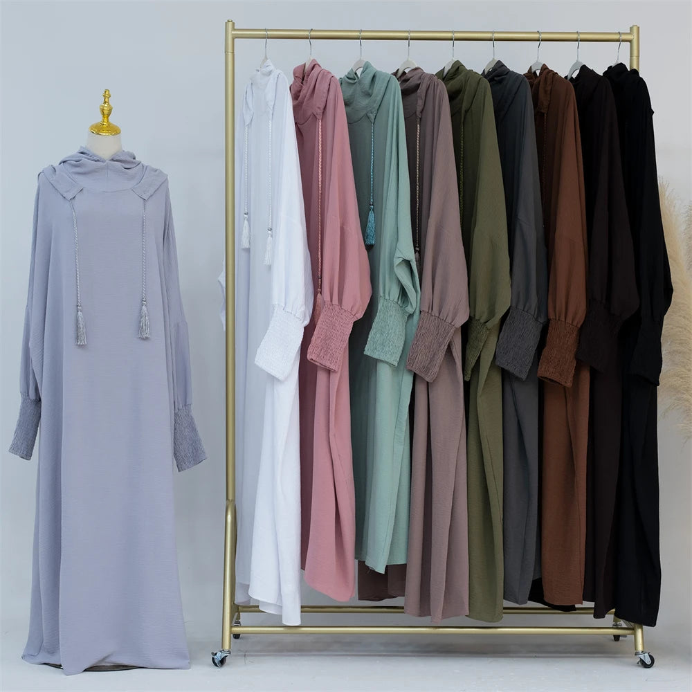 Ramadan Niqab Khimar Muslim Abaya Damen Dubai Turkey Islam Prayer Clothes Women Jilbab Modest Dress Kaftan Robe Femme Musulmane