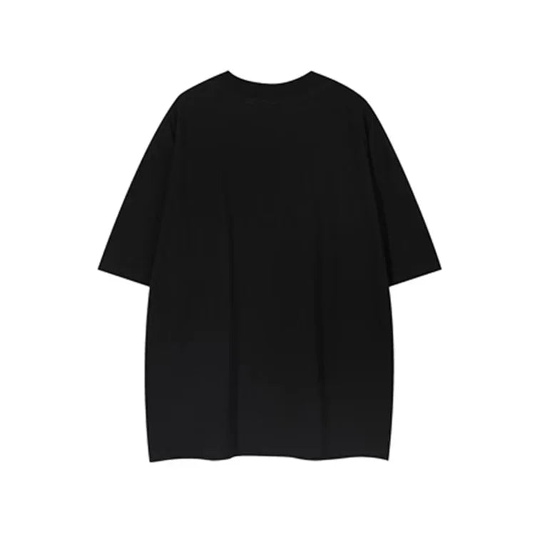 Men's T-Shirts,100% Cotton Soft,V-Neck Fashion Male Tops Tees,Short Sleeve Tee Shirt for Men Black White.