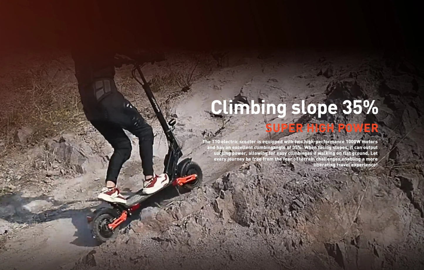 JOYOR T10 Foldable Adult Electric Scooter E-Scooter 25/60 km/h Electric Kick Scooter 2000W Skateboards 60V 18Ah Kickboard.