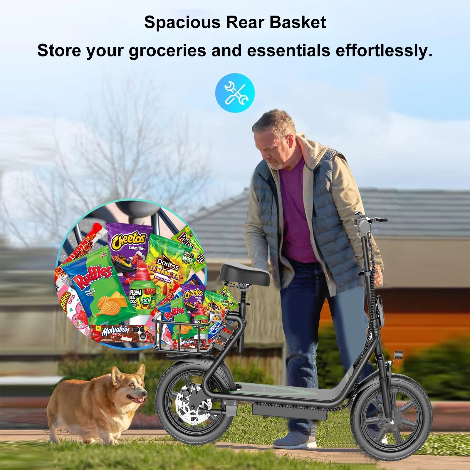 AOVOPRO EB1/EB1 PLUS 500W Electric Scooter 54.6V10.4Ah/22.5Ah Large Capacity Battery 45/100KM Long Range 35km/h 14Inch EScooter.