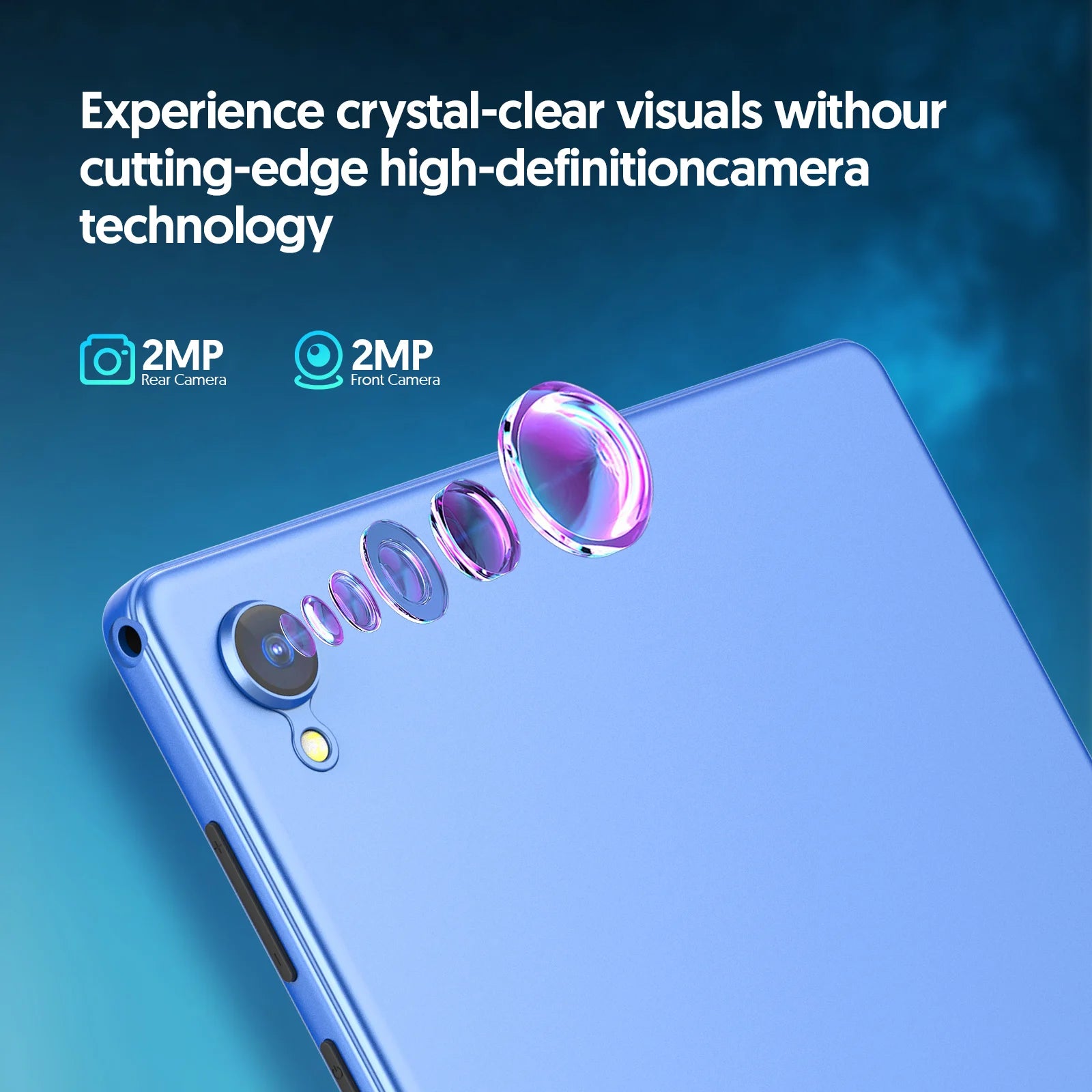 BAKEN 10-inch Tablet, Quad-core Processor, 4 (2+2)GB ROM + 32GB RAM, 1TB Expandable Memory, Wi-Fi 6, Bluetooth, Google Play GMS.