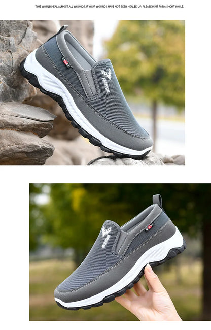 Men's Shoes Casual Sneakers Summer Breathable Mesh Waterproof Outdoor Slip On Flats Affordable Free Shipping Shoes