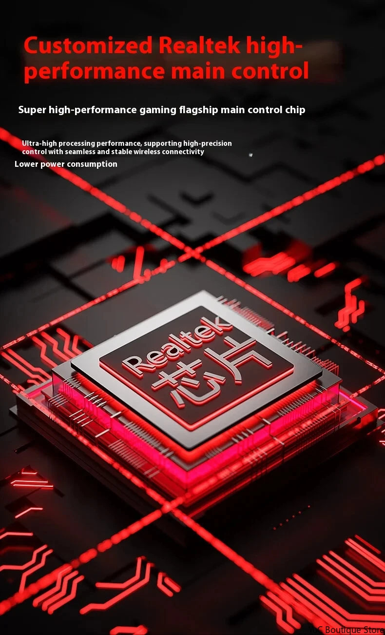 New Aula V9 Ultra Wireless E-sports Gaming Mouse Double 8k 3mode PAW 3950 8k 55g Lightweight Ergonomic Mouse Custom PC Accessory.