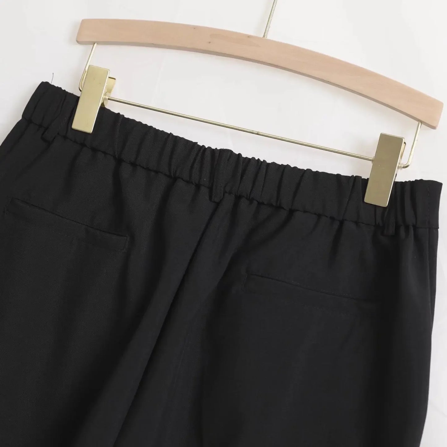 Men's Straight Baggy Casual Pants Korean Slit Personality Suit Trousers Fashion Formal Business Male Streetwear Gray Khaki Black