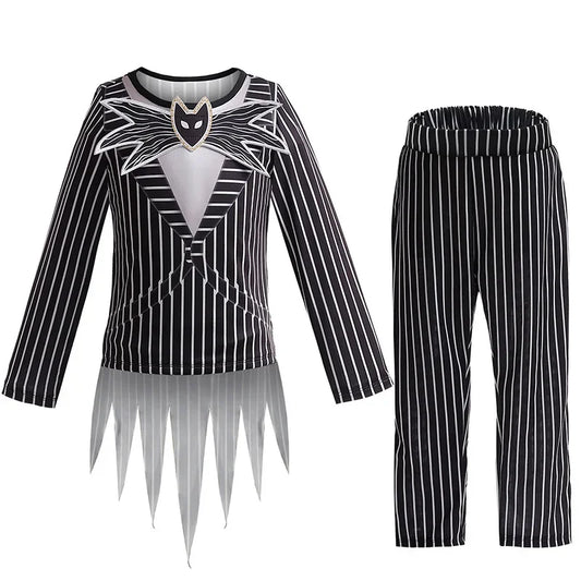 Albtraum vor Weihnachten Jack Skelli ngton Halloween Skelli ngton Jack Cosplay Kostüm für Kid Boy Karneval Kinder Kleidung