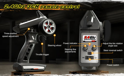 4WD 1:16 80KM/H Super Brushless 50KM/H Brushed RC Car 4x4 Off Road Remote Control High Speed Drift Racing Truck Toy Kids Adults