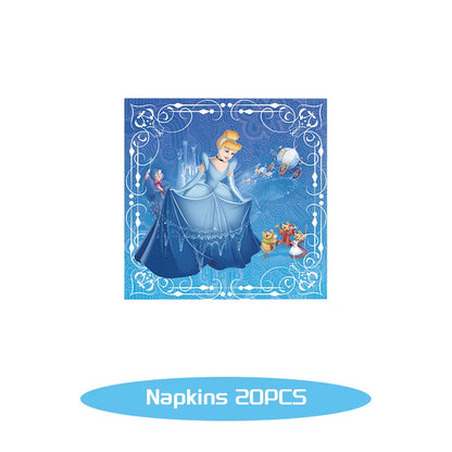 Disney Cinderella Geburtstag Dekoration Party Liefert Hintergrund Geschirr Set Luftballons Dekoration Party Gefälligkeiten Für Kinder Geburtstag.