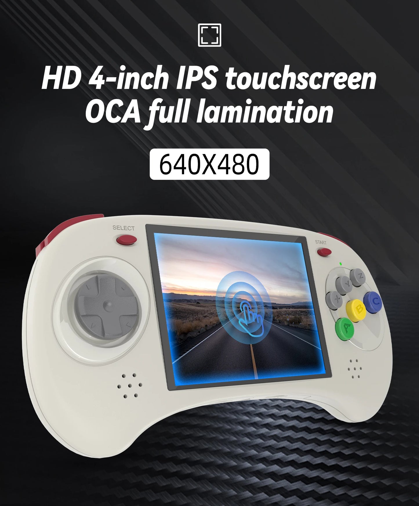 ANBERNIC RG ARC Retro Games RK3566 4.0INCH 640*480 Handheld Game Console Emulator LINUX Android System 3500mAh Children's Gifts.