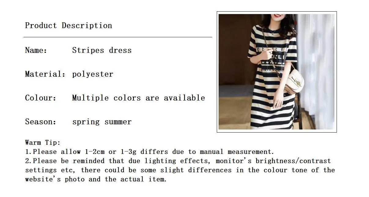 Gestreiften Print Kurzarm Midi Kleid Sommer Ästhetische Kleidung Koreanische Mode Casual Harajuku Kleider für Frauen 2023 Vestidos.