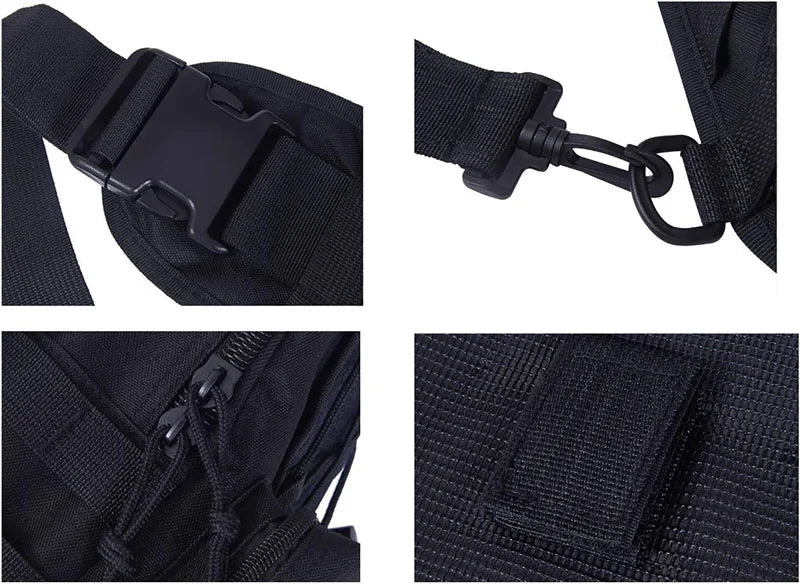 Taktische Brusttasche für Herren, Reiserucksack, Outdoor, Jagd, Camping, Umhängetasche, Umhängetasche, multifunktionale Oxford-Umhängetasche.