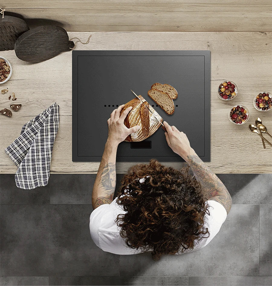 ASRAS Hidden Bar Island kitchen Sink Nanometer SUS 304 Flip Cover Hidden Handmade Small Size kitchen Sinks With Cup Rinser