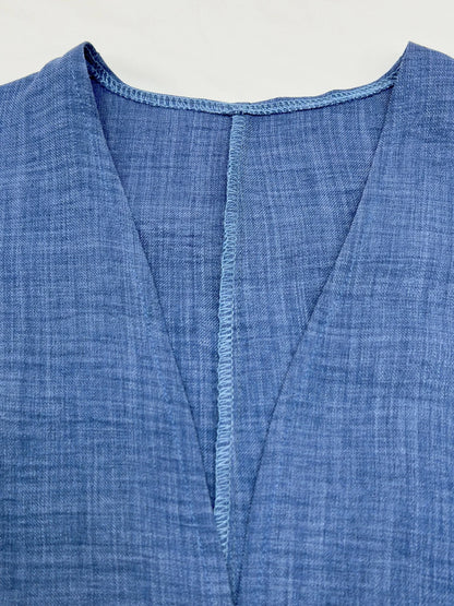 Split Sleeve Open Abaya Kimono Comfort Minimalist Muslim Outfit Islamic Clothing Modest Fashion Without Slip Dress.