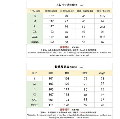 2025 Men's Casual and Fashionable short-sleeved jacket and shirt with solid-colored drawstring trousers two-piece set.