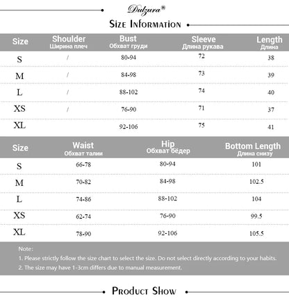 Dulzura Women 2024 Autumn Winter Long Sleeves Crop Tops Long Pants Two Piece Matching Sets Tracksuit Wholesale Items S3613114K.