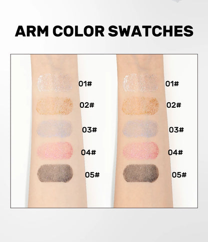 5 Colors Diamond Shimmering Mascara Long Lasting Makeup 3D Volume Eyelashes Curling Glitter Mascara Eye Lash Female Cosmetic.