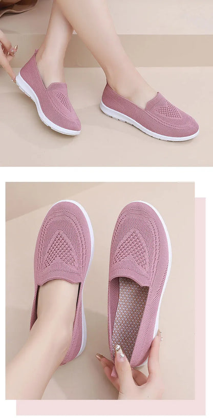 Women's Shoes Spring Summer Casual Breathable Chunky Sole Flat cheap shoes clearance.