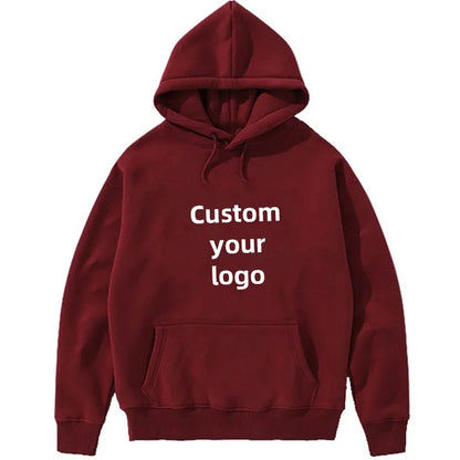 Customized hooded shirt for men and women, featuring photos and logos of your design. High end gifts in EU sizes
