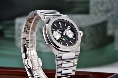 PAGANI DESIGN  Women's Watches Luxury Quartz Watch For Women Multifunctional Chronograph Moon Phase Automatic Date Ladies Watch.