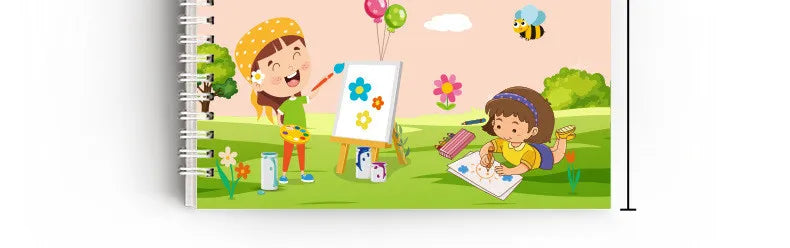 Reusable Magic Copybook Drawing Toys for Children Montessori Pen Control Training Writing Sticker Learning Educational Toy Kids.