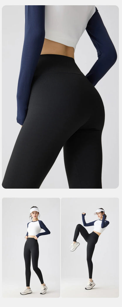 BIVIGAOS Spring Summer Multi Colored Thin Casual Fashion Sharkskin Leggings Women High Waist Tight Sport Cycling Fitness Legging.