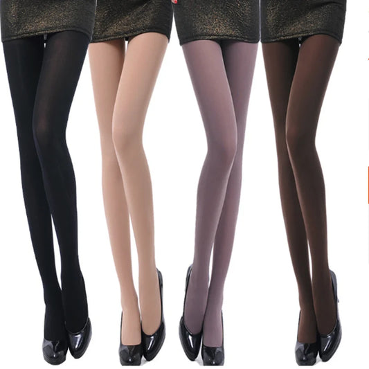 Woman Tights Plus Size Color Anti-hook Tear Resistant Super Elastic Large Sizes Pantyhose Sexy Female Spring Autumn Winter 120D