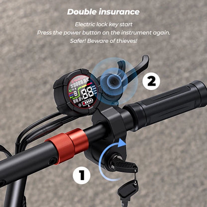 ISCOOTER IX5S Electric Scooter for Adults 1000W Motor E-Scooter 48V15AH Battery 11 Inch Off Road Tire Electric Off Road Scooter.