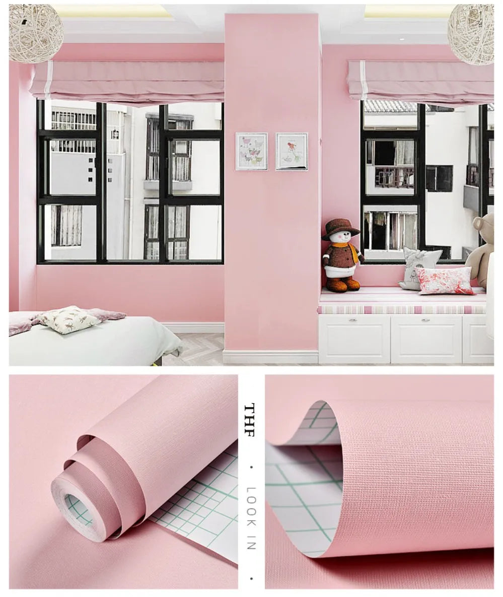 Erweitern 90cm selbst klebende Macaron Tapeten Möbel Schrank Renovierung Aufkleber Schlafzimmer PVC Film DIY Wohnzimmer Wohnkultur