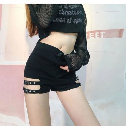 Lisa Style Stage Costume Sexy Bass High-Waisted Shorts Jazz DS Hot Pants Steel Tube Dance Trousers Essential Underwear.