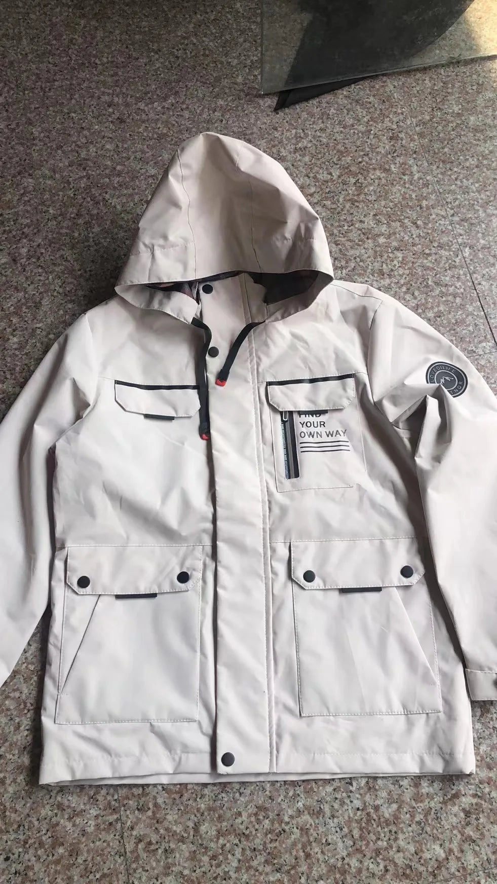 Fashion Men's Casual Windbreaker Jackets Hooded Jacket Man Waterproof Outdoor Soft Shell Winter Coat Clothing Warm Plus Size.