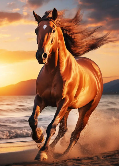 Black and White Wild Horses Canvas Paintings on The Wall Art Posters Prints Wall Picture Modern Animals Art Room Home Decor