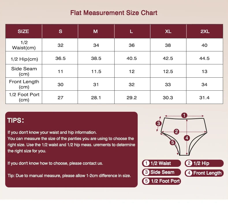 Moonful Women's Menstrual Panties High Waist Leak Proof 4 Layer Breathable Lace Period Underwear Girls Absorbent Brief.