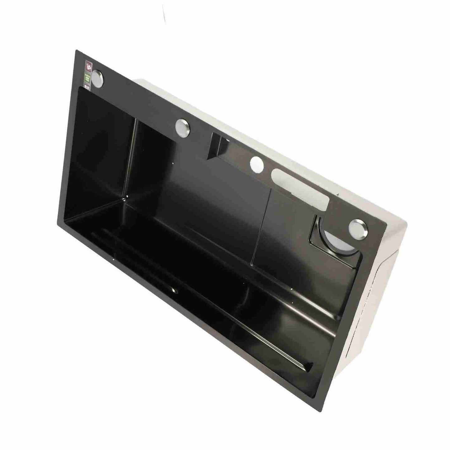 Digitalanzeige-Küchenspüle, professionelle gebürstete, verdickte Digitalanzeige, Doppelspüle aus Edelstahl für die Küche