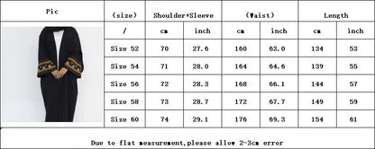 Dubai Open Abaya Embroidery Long Cardigan Women Muslim Dress Kimono Jalabiya Ramadan Kebaya Caftan Marocain Femme Robe Abayas.