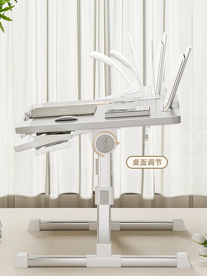 Ai Mu Xianshen Computertisch, Bettplatte, zusammenklappbar, einfach, für Zuhause, Schlafzimmer, Sitzboden, Erkerfenster, Laptop, Büro, kleines Schreibtischbrett