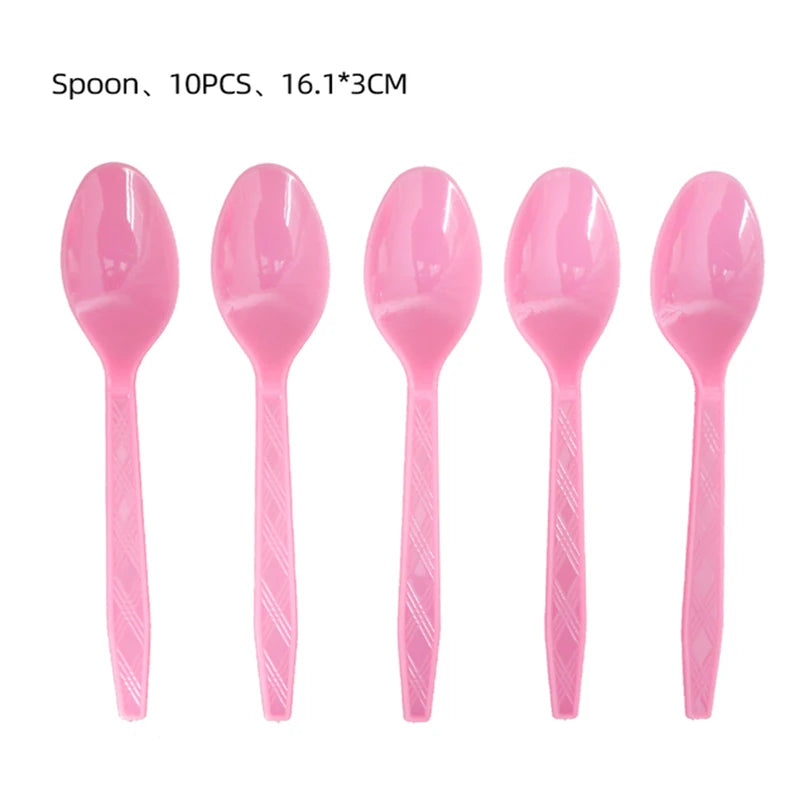 Disney Rosa Stich Geburtstag Party Dekorationen Mädchen Einweg Geschirr Ballon Kuchen Topper Tischdecken Liefert Baby Dusche