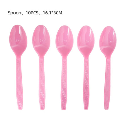 Disney Rosa Stich Geburtstag Party Dekorationen Mädchen Einweg Geschirr Ballon Kuchen Topper Tischdecken Liefert Baby Dusche