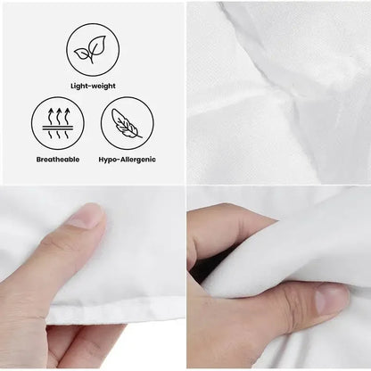 King/Double/Single Size 100% White Goose Down Comforter for Autumn Winter Duvet Insert Blanket Filling Feather Down Quilt Duvet.