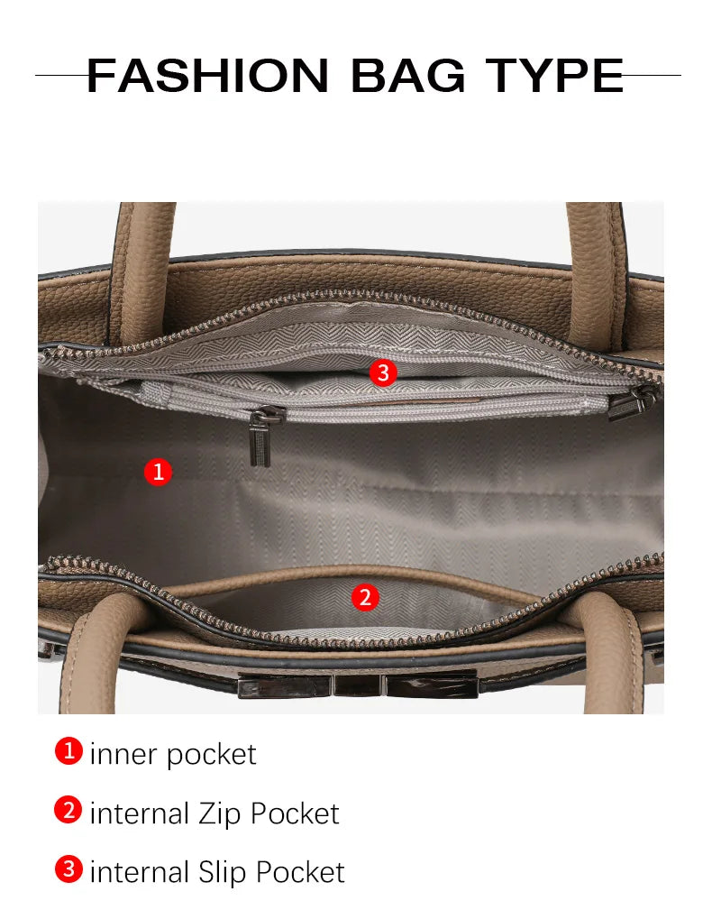 Genuine leather women's bag original first layer cowhide women's hand shoulder simple tote bag occupation.