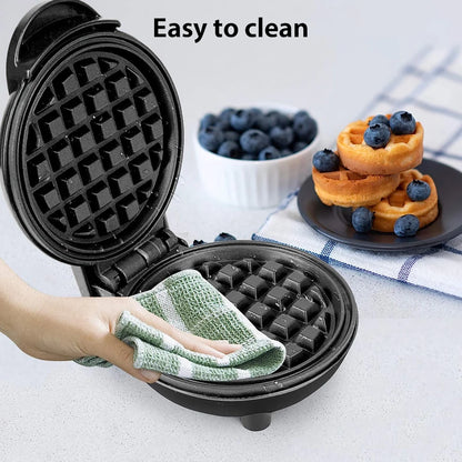 350W Mini Waffle Maker Electric Breakfast Maker Non Stick Pancake Bubble Egg Cake Oven Pan Eggette Machine.